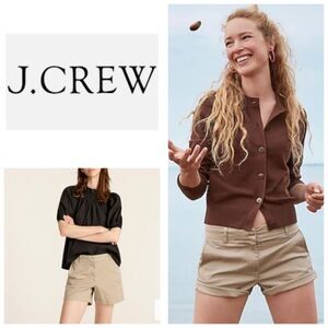 J.Crew Stretch Chino 5" Khaki Shorts